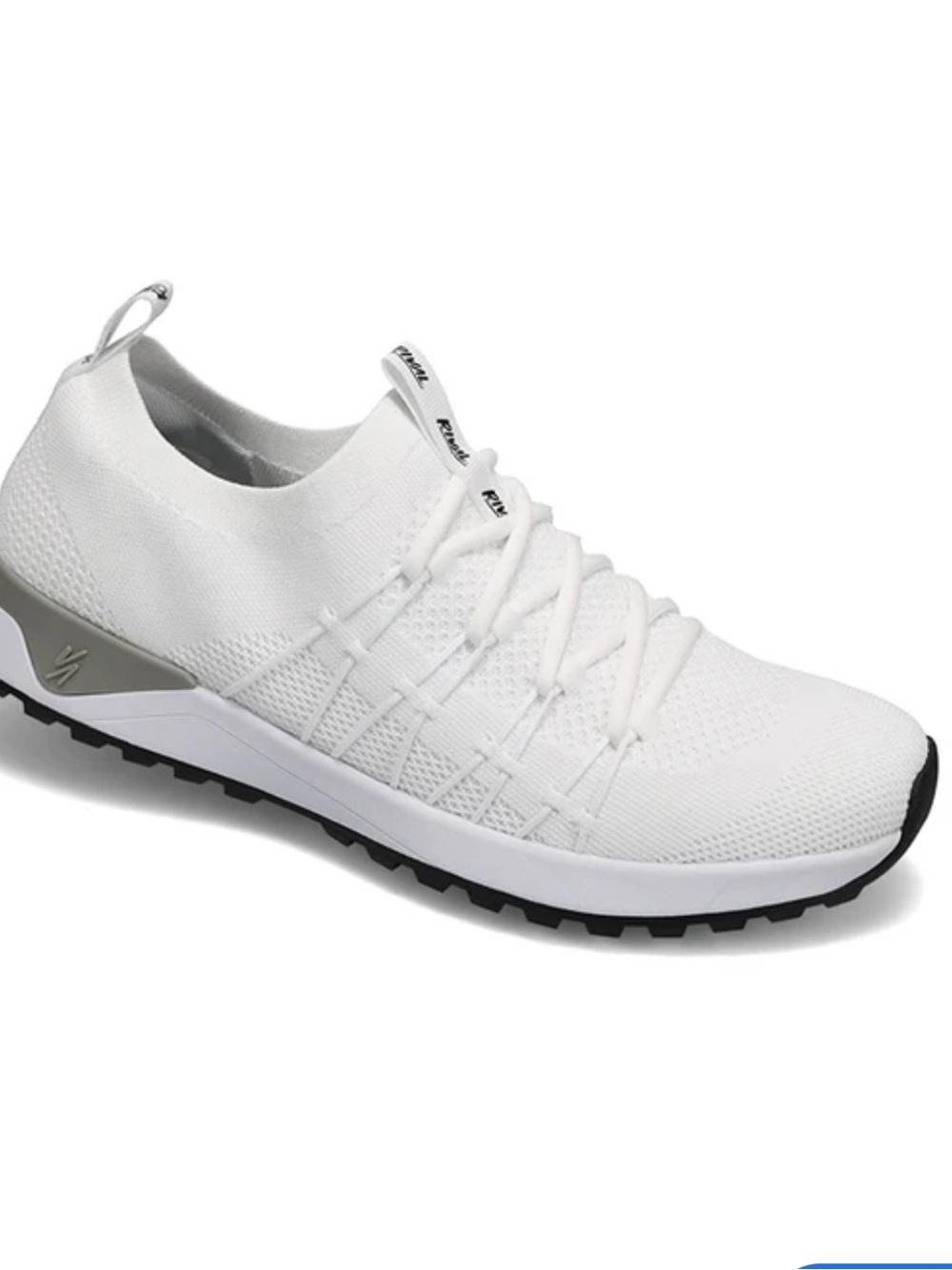RIVAL MEN'S DRIVE WHITE/GREY/BLACK Knit Athletic pull on Sneakers size 11